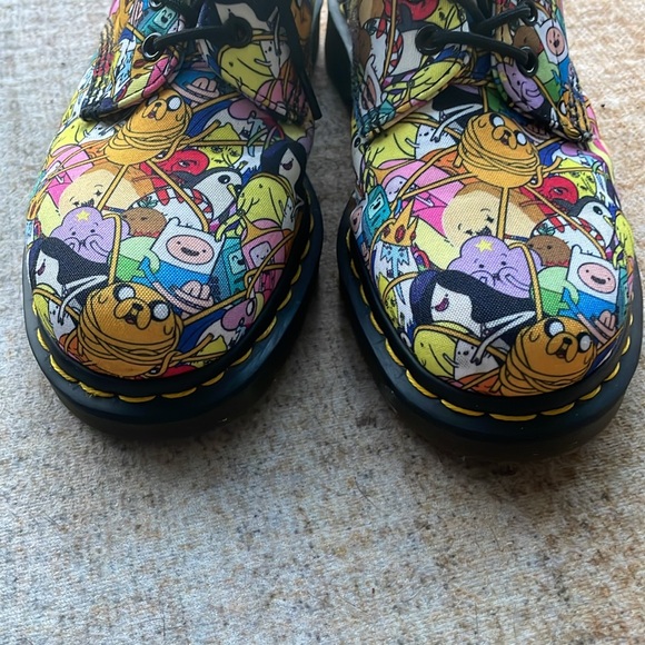 Excellent like new condition Doc Martens Adventure Time boots sz 8 men 9 ladies - Picture 6 of 9